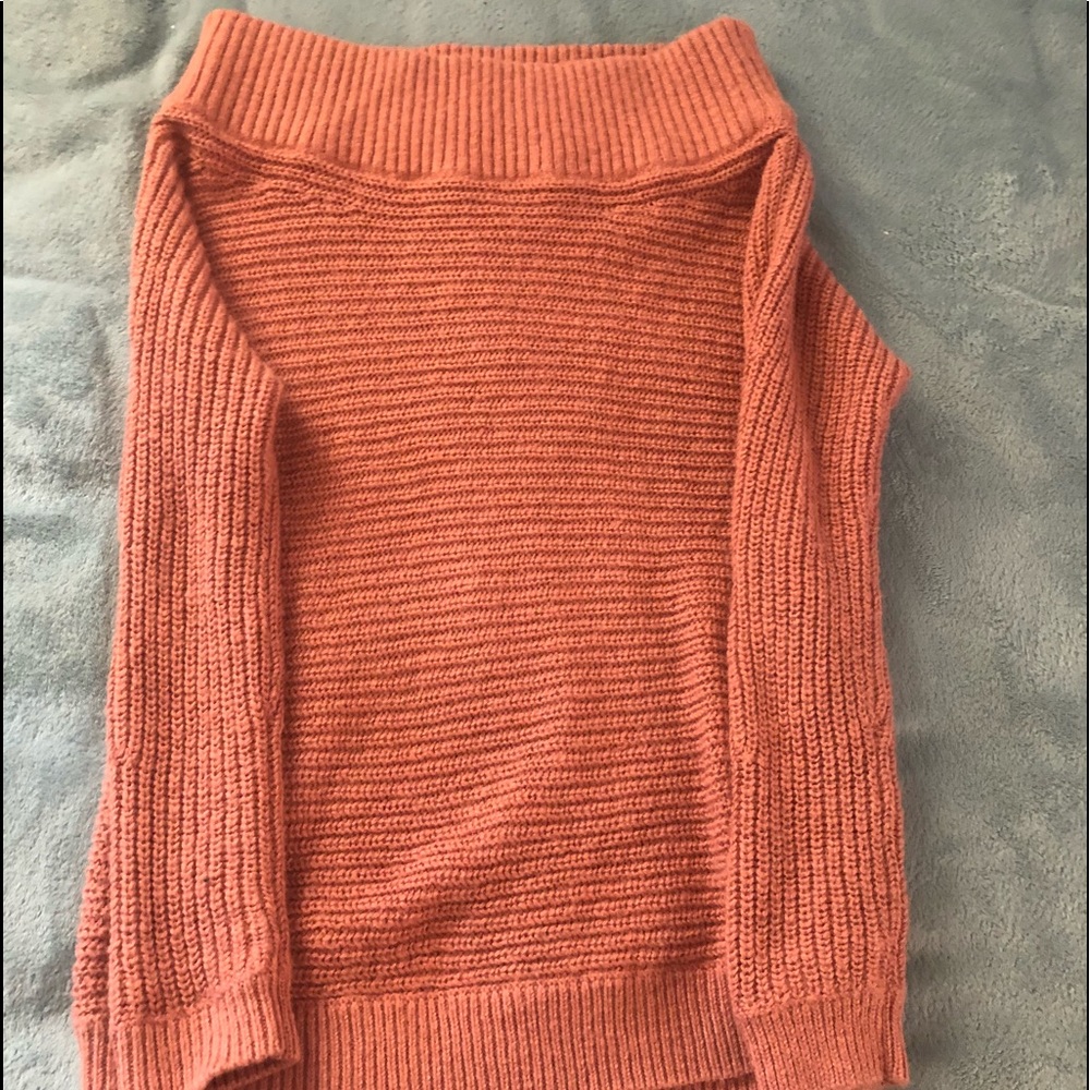 Brand New Express Pink Off the Shoulder Sweater